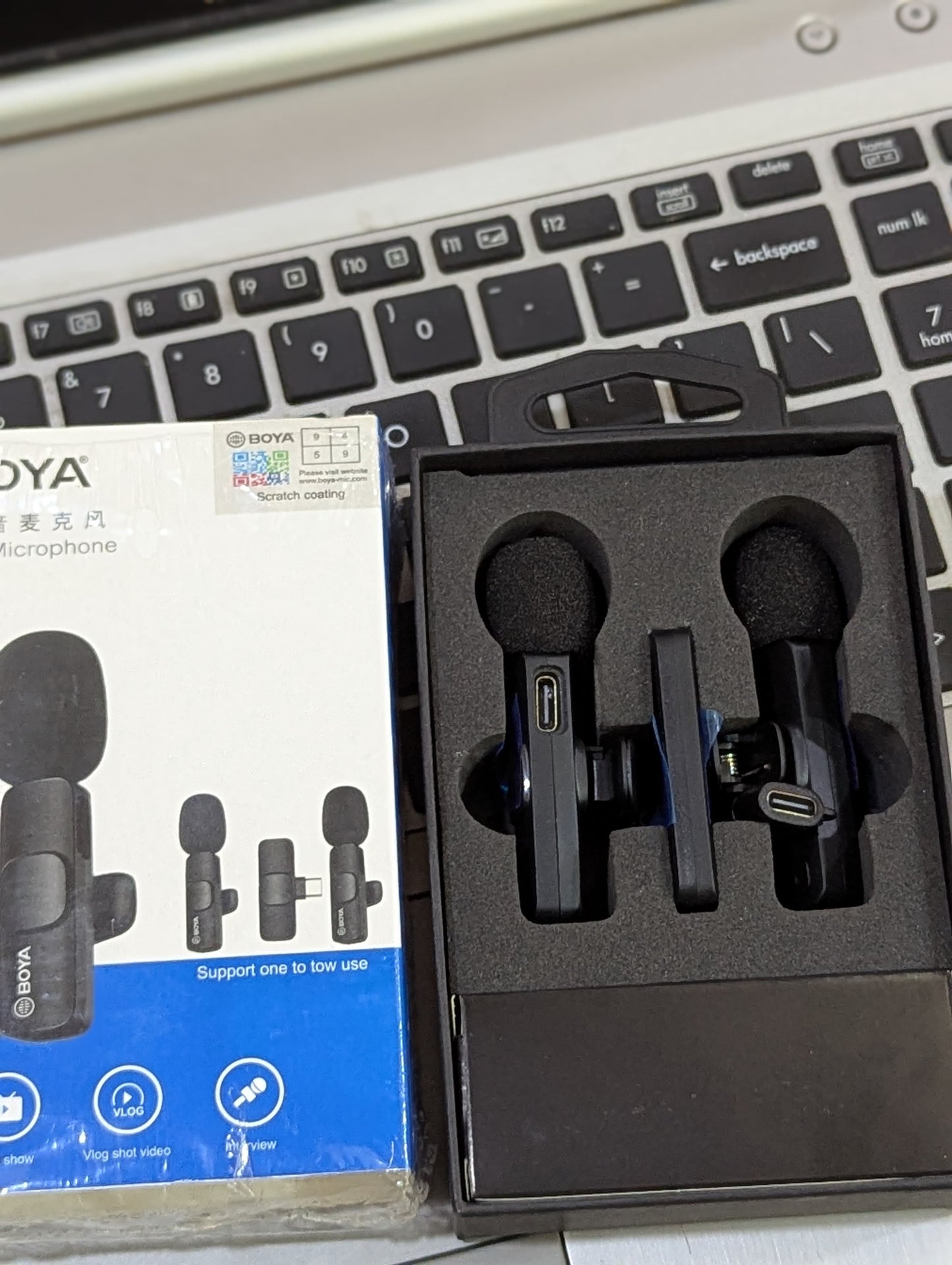 Boya BY-MW3 Wireless Microphone For iPhone & Android Type-C User