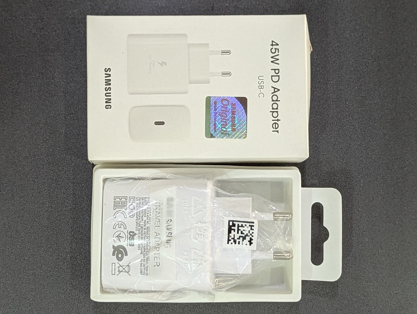 Samsung Fast Charger USB-C 45W 100 percent orignal