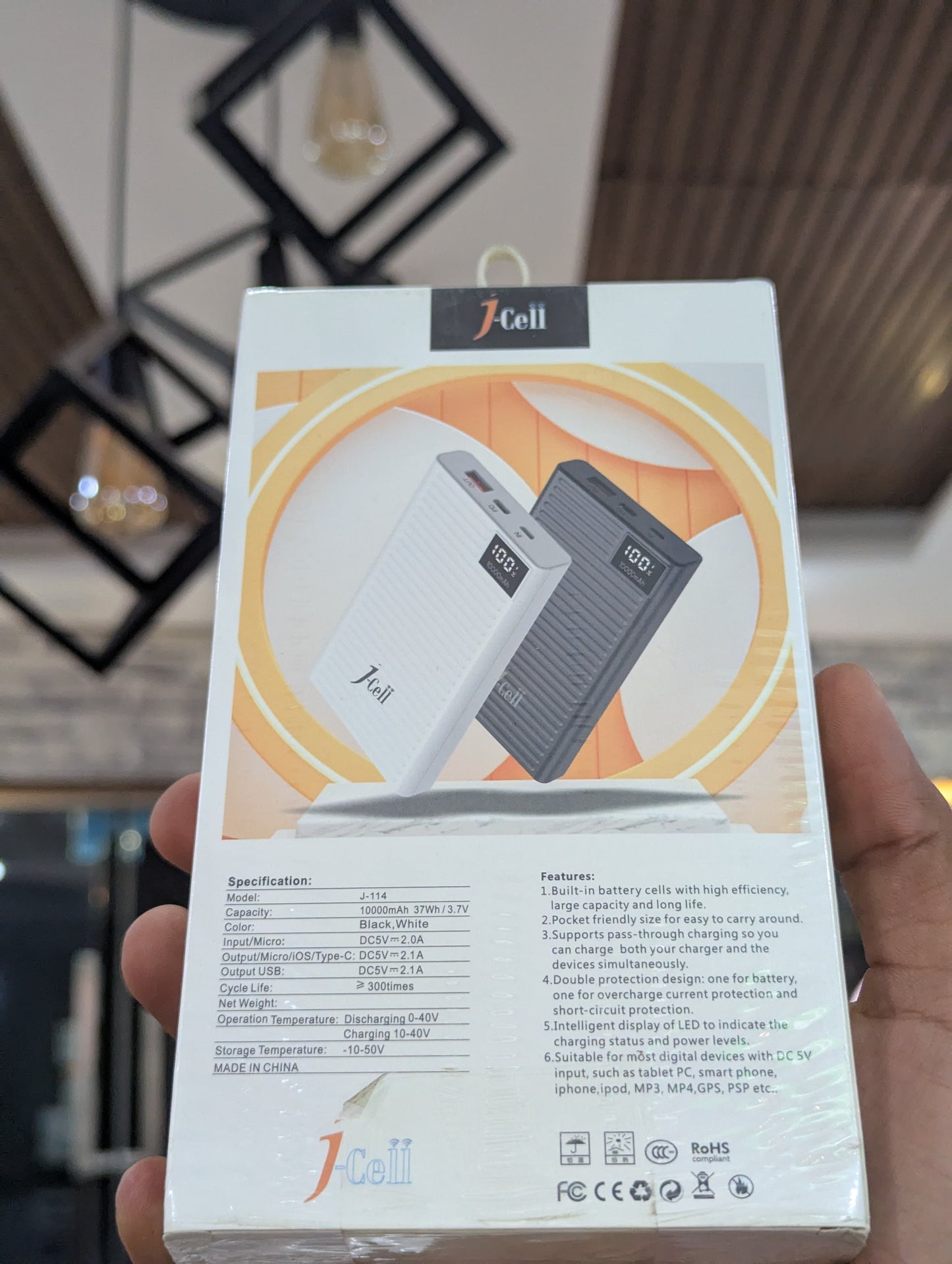 J CELL J114 POWERBANK